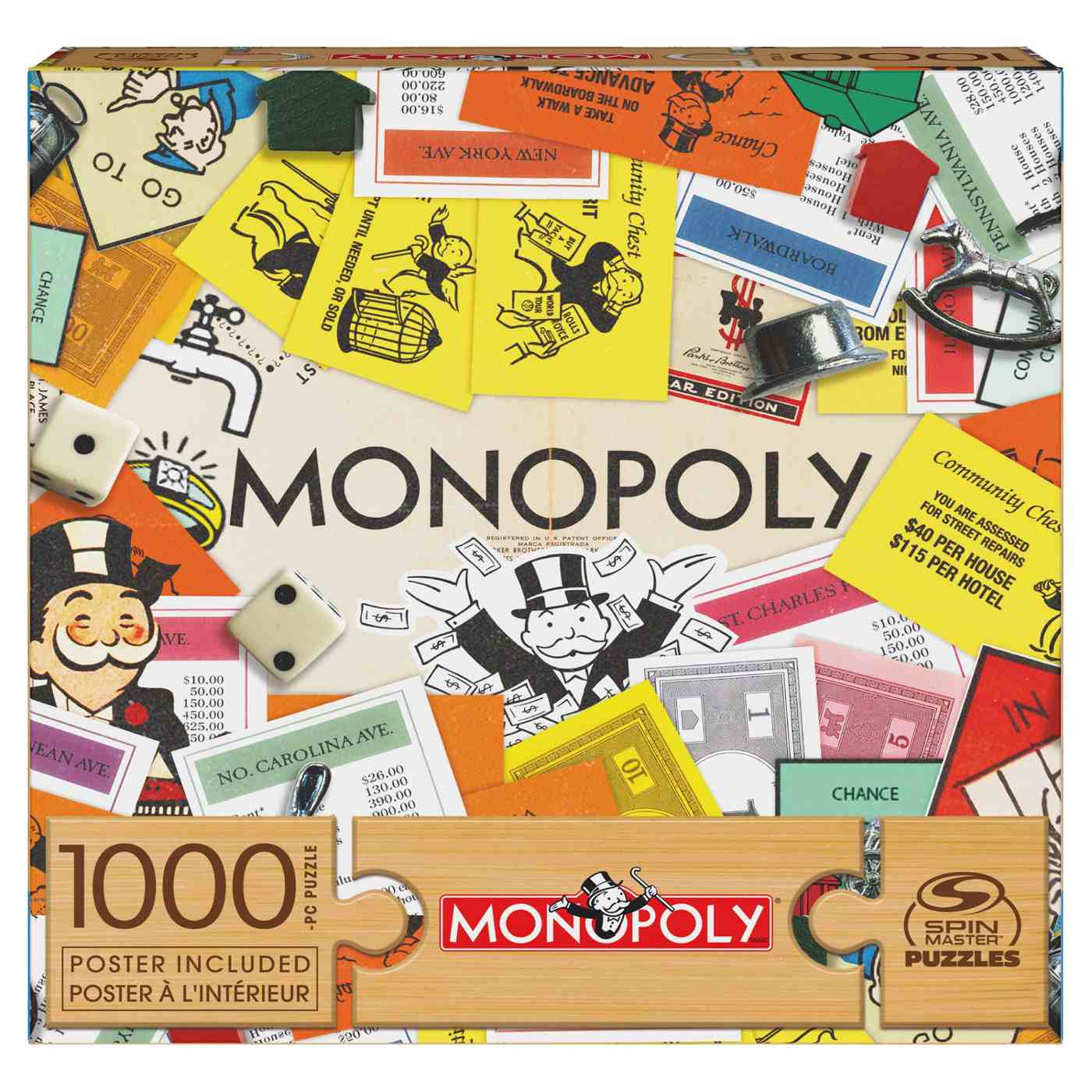 PFG Monopoly (1000pcs) (utilisation / utilisée - puzzles pour de bon)