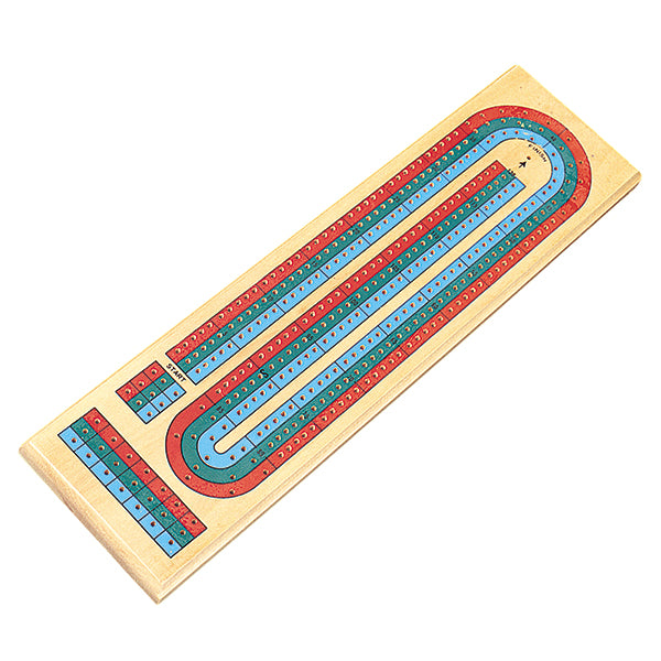 Plateau de cribbage en bois à 3 voies 