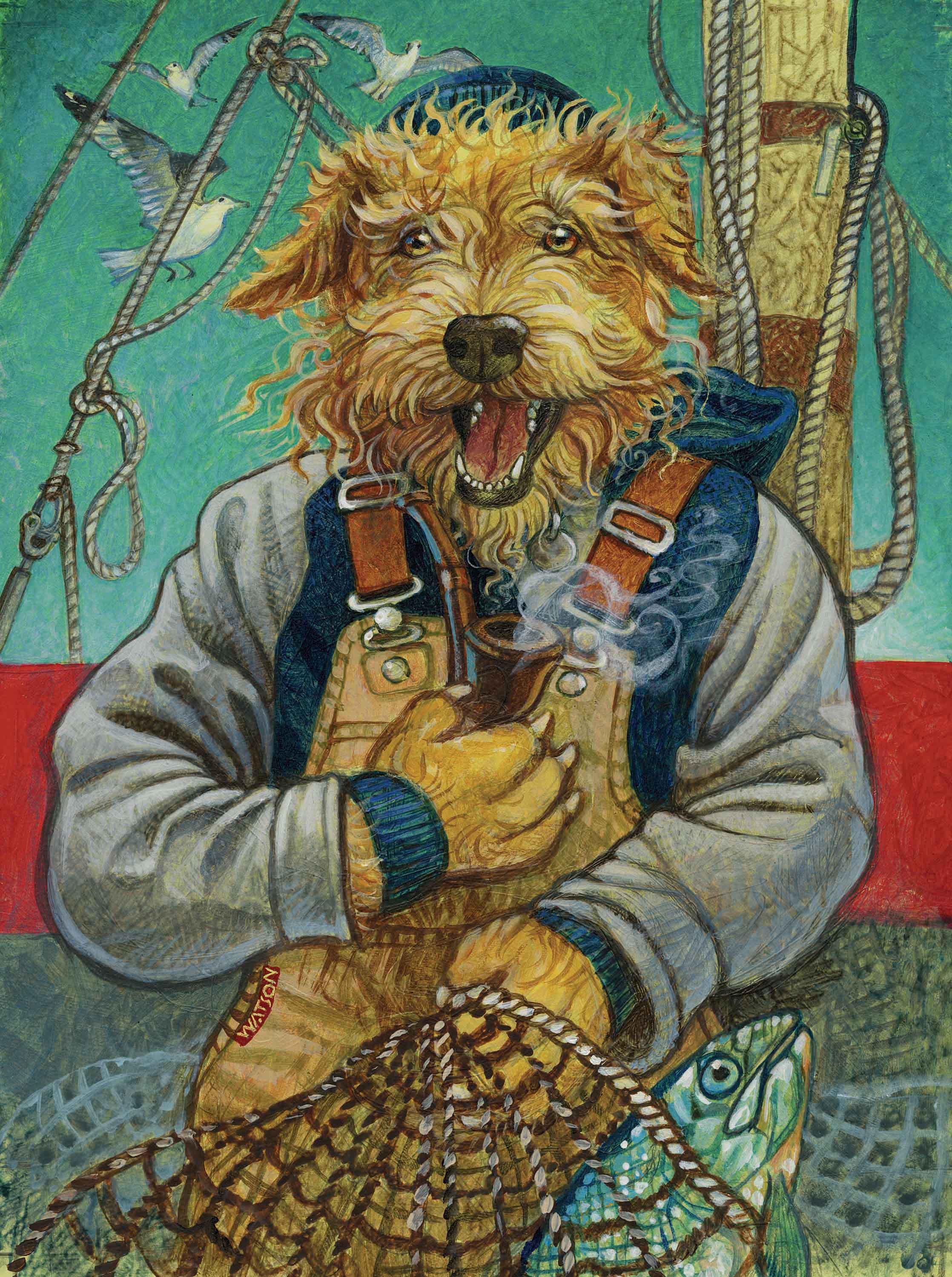 By The Sea - Salty Dog, Richard Jesse Watson (1000pcs)
