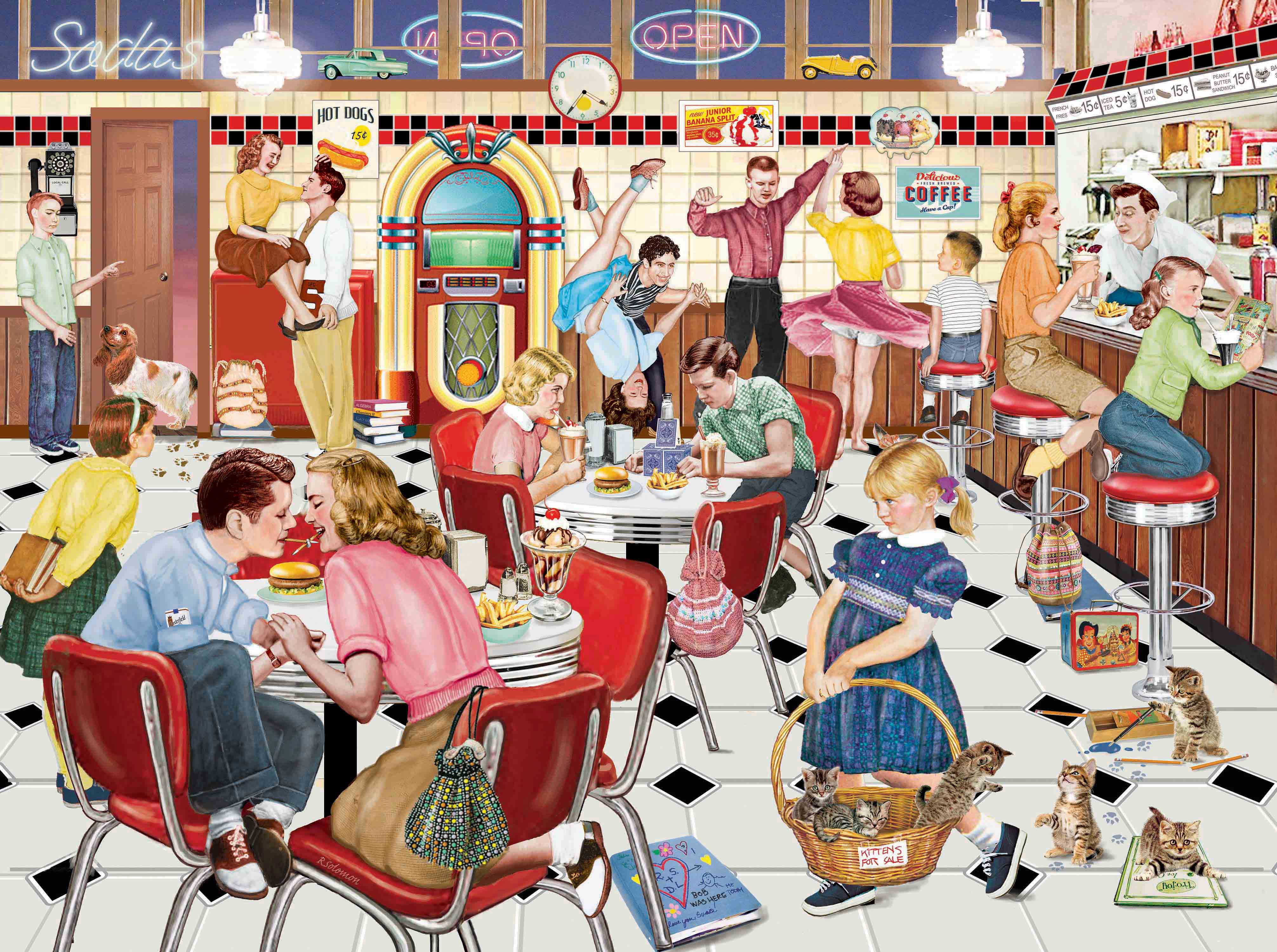 PFG Je vous dit à papa, Rosiland Salomon (1000pcs) (utilisation / utilisée - puzzles pour de bon)
