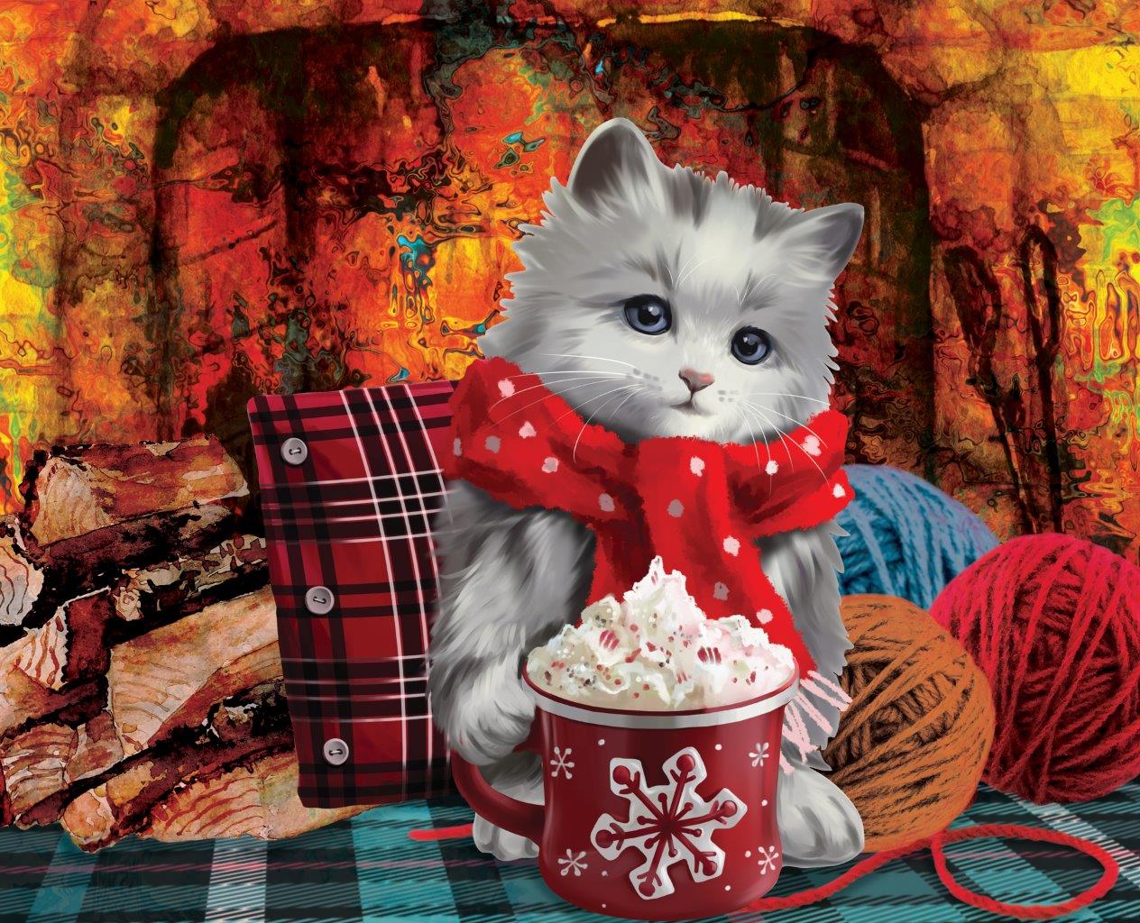 Fall Fancies - Cocoa Cat (100pcs)