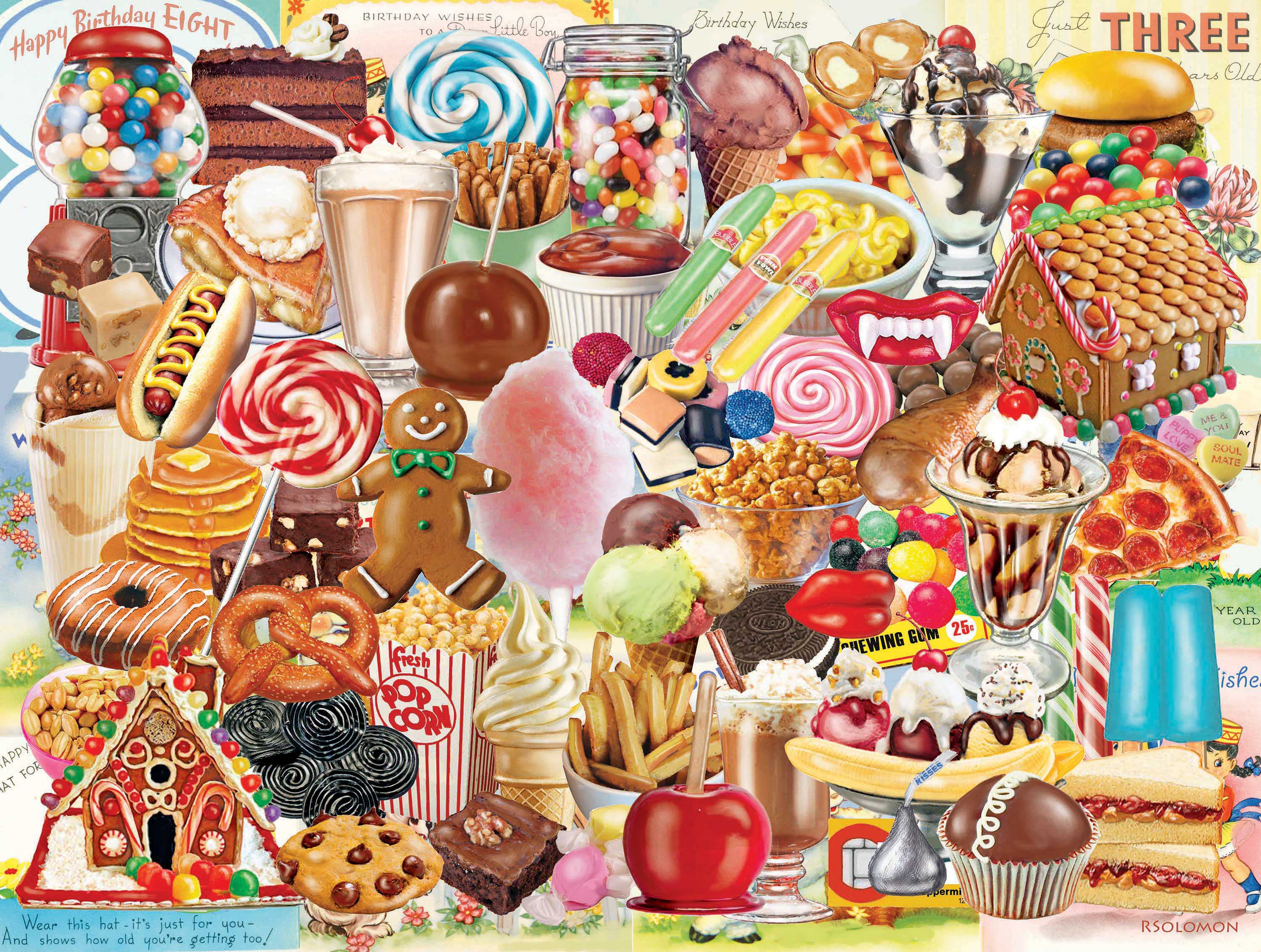 PFG Treats d'enfance, Rosiland Salomon (550pcs) (utilisation / utilisée - puzzles pour de bon)