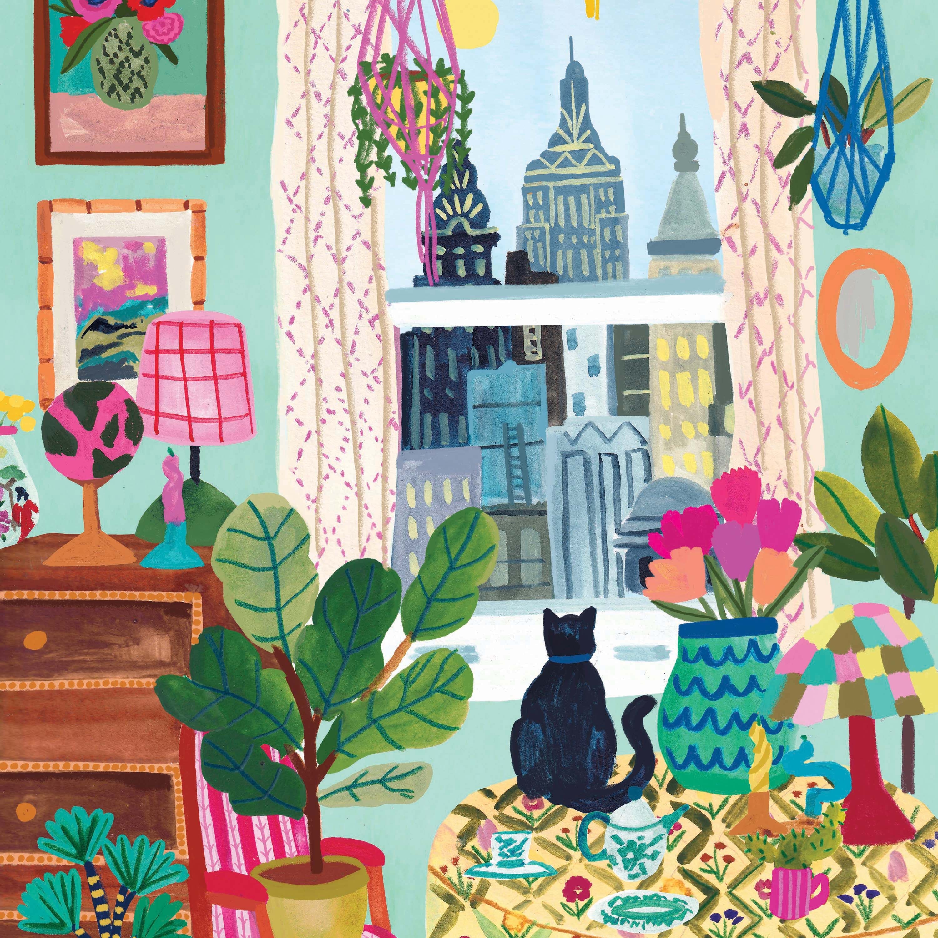 Collection d'illustration PFG - New York Cat (500pcs) (utilisation / utilisée - puzzles pour de bon)