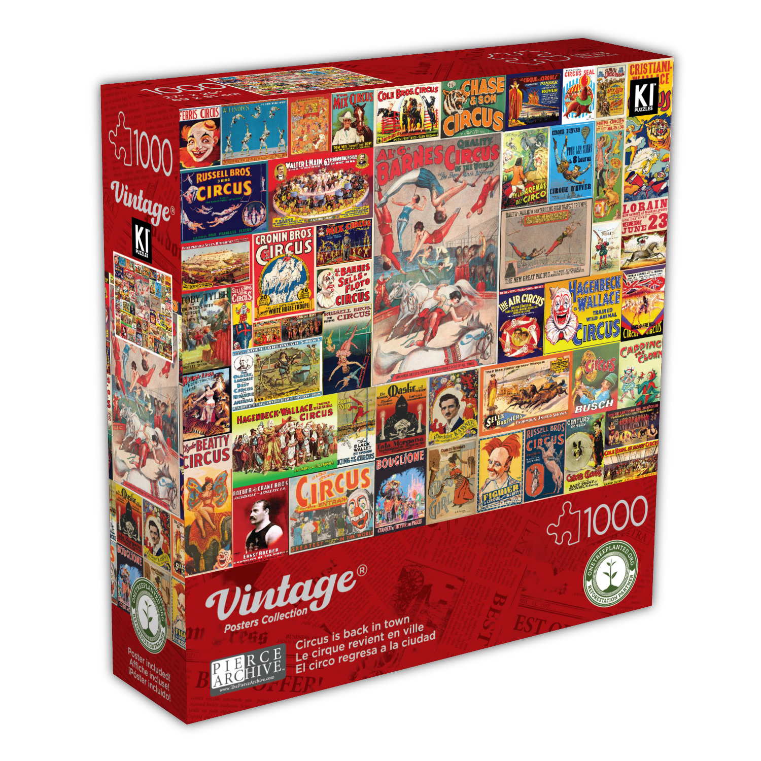 Vintage Posters Collection - Circus is Back in Town (1000pcs)