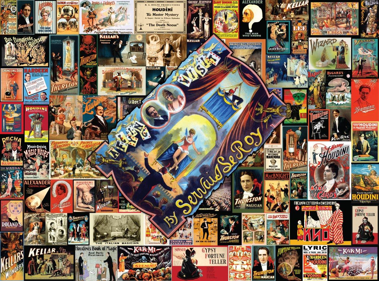 PFG Affiches vintage - Hocus-Pocus! (1000pcs) (utilisation / utilisée - puzzles pour de bon)