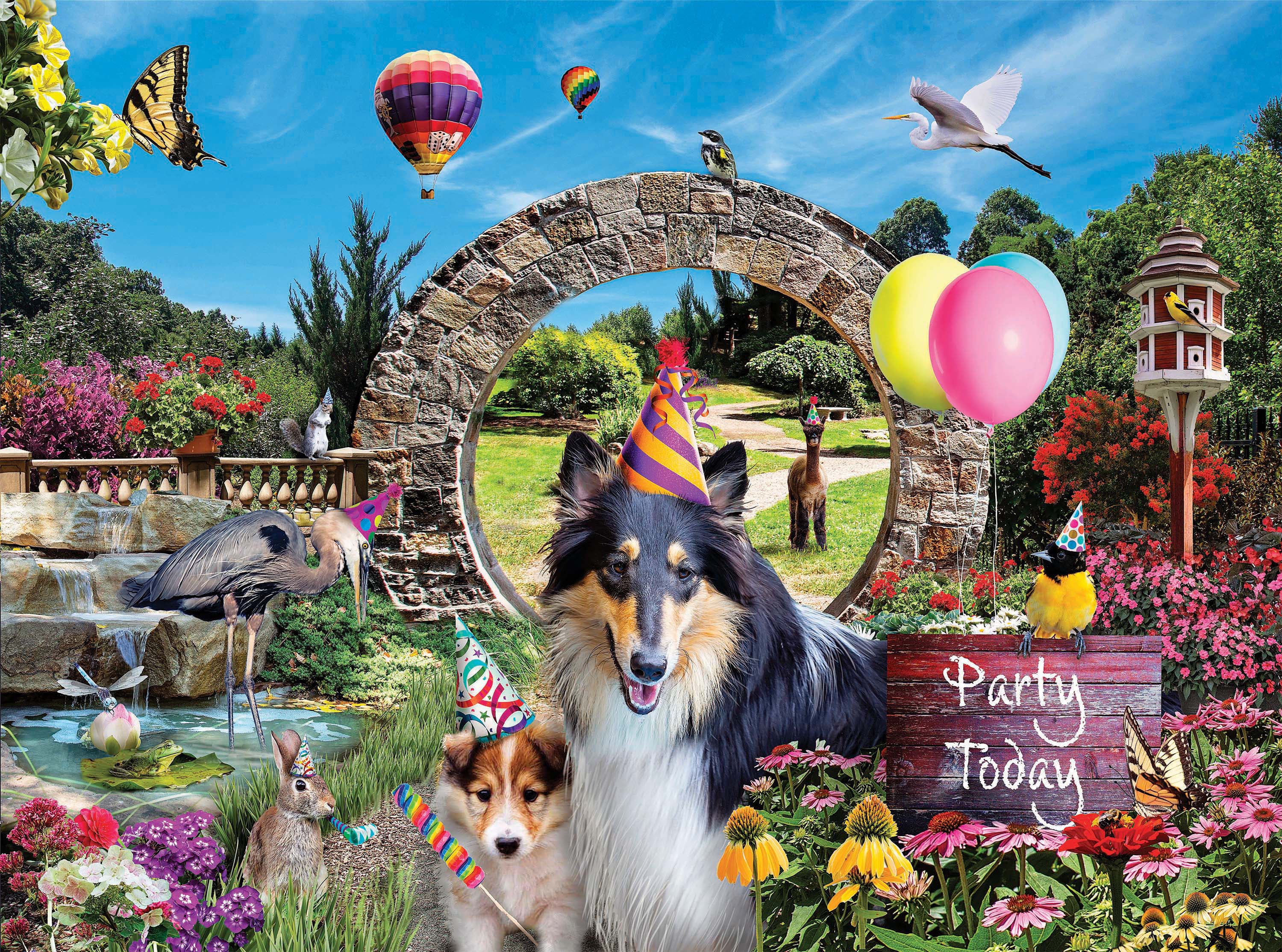 PFG Party Today, Karen Burke (1000pcs) (Usage/Used - PUZZLES FOR GOOD)