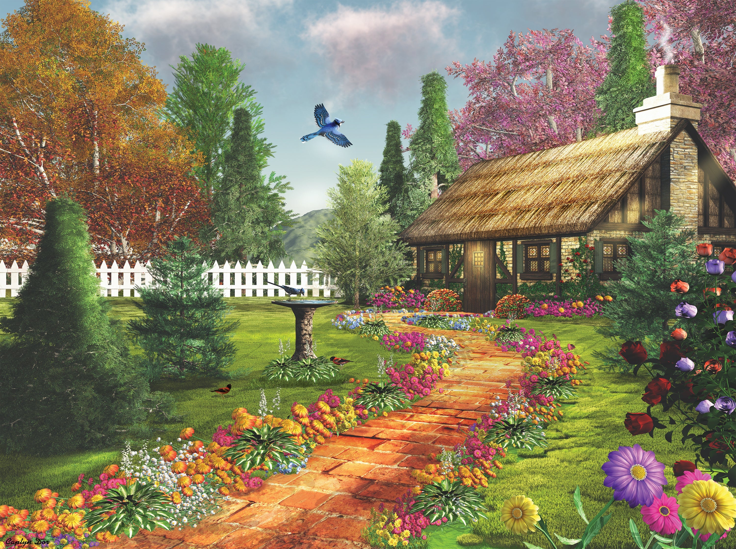 PFG Joy's Joy's Joy, Caplyn Dor (1000pcs) (utilisation / utilisée - puzzles pour de bon)