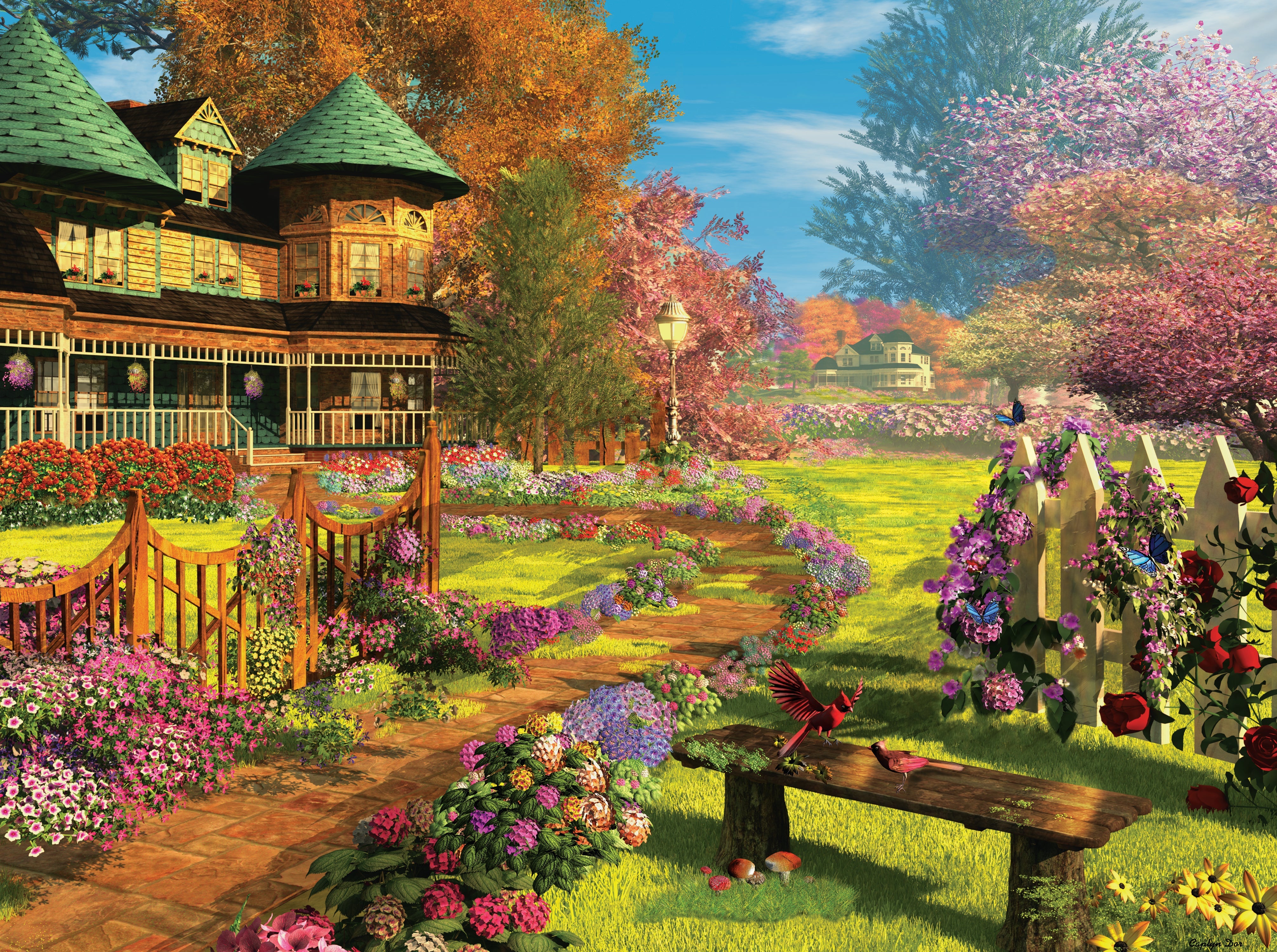 PFG Victorian Dream, Caplyn Dor (1000pcs) (Usage/Used - PUZZLES FOR GOOD)