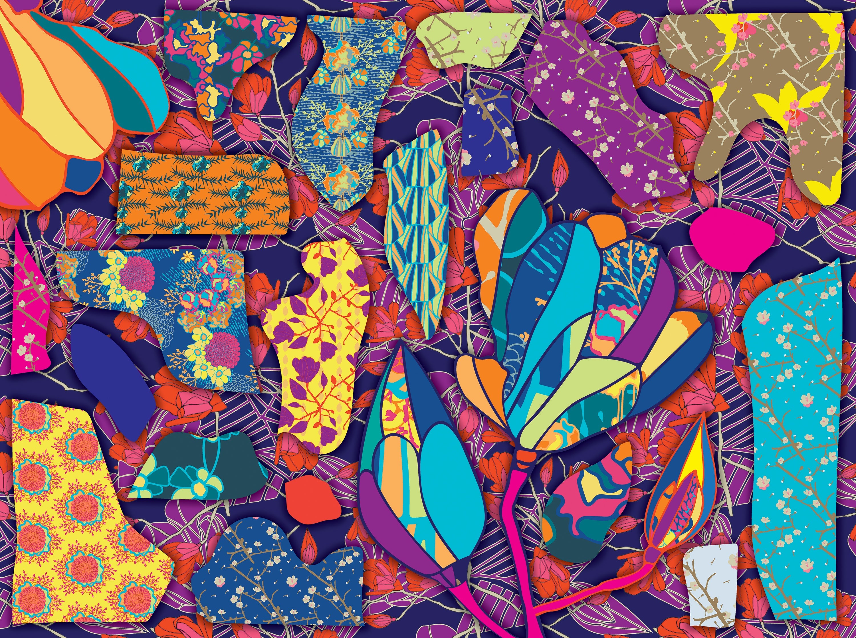 PFG Blossom Mix, Susan C Brown (1000pcs) (utilisation / usage - Puzzles pour de bon)