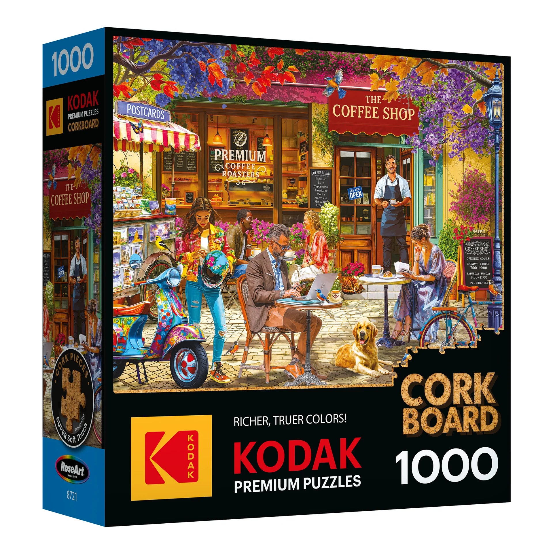 PFG Kodak - The Coffee Shop (1000pcs) (Usage/Used - PUZZLES FOR GOOD)