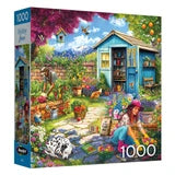 PFG Hobby Haven - Couple in the Garden (Usage/Used - PUZZLES FOR GOOD)
