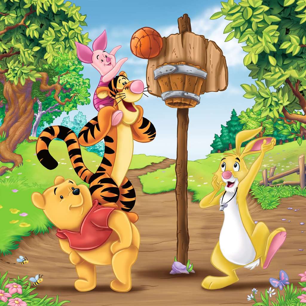 DMG Ravensburger Winnie the Pooh - Sports Day (3 x 49 pcs) (DAMAGED BOX)
