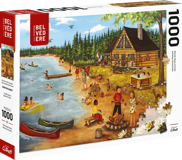 Summer at the Log Cabin, Christine Genest