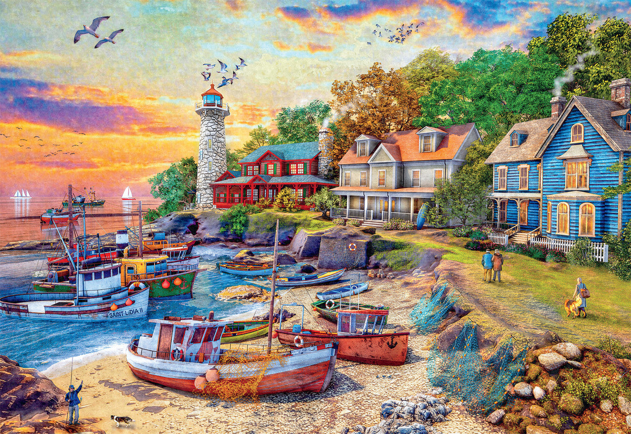 PFG American Harbor Town (2000pcs) (utilisation / utilisée - puzzles pour de bon)