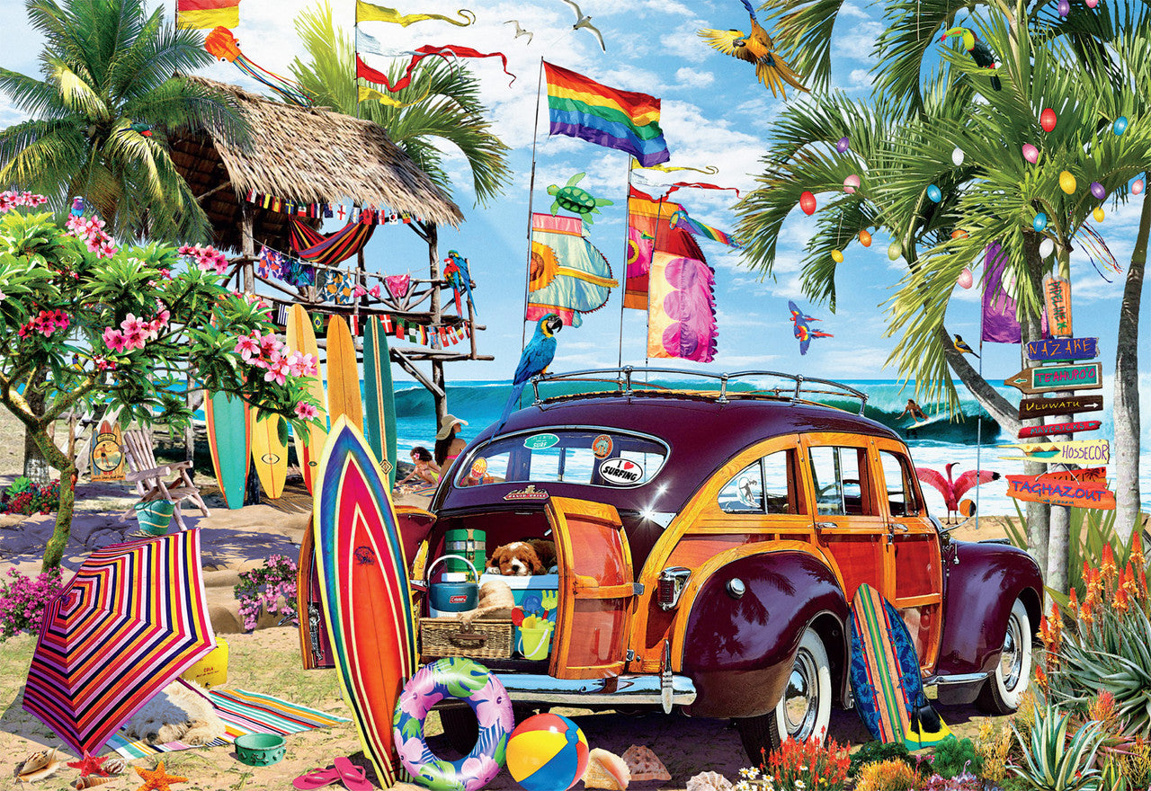 PFG après-midi à Paradise (2000pcs) (utilisation / utilisée - puzzles pour de bon)