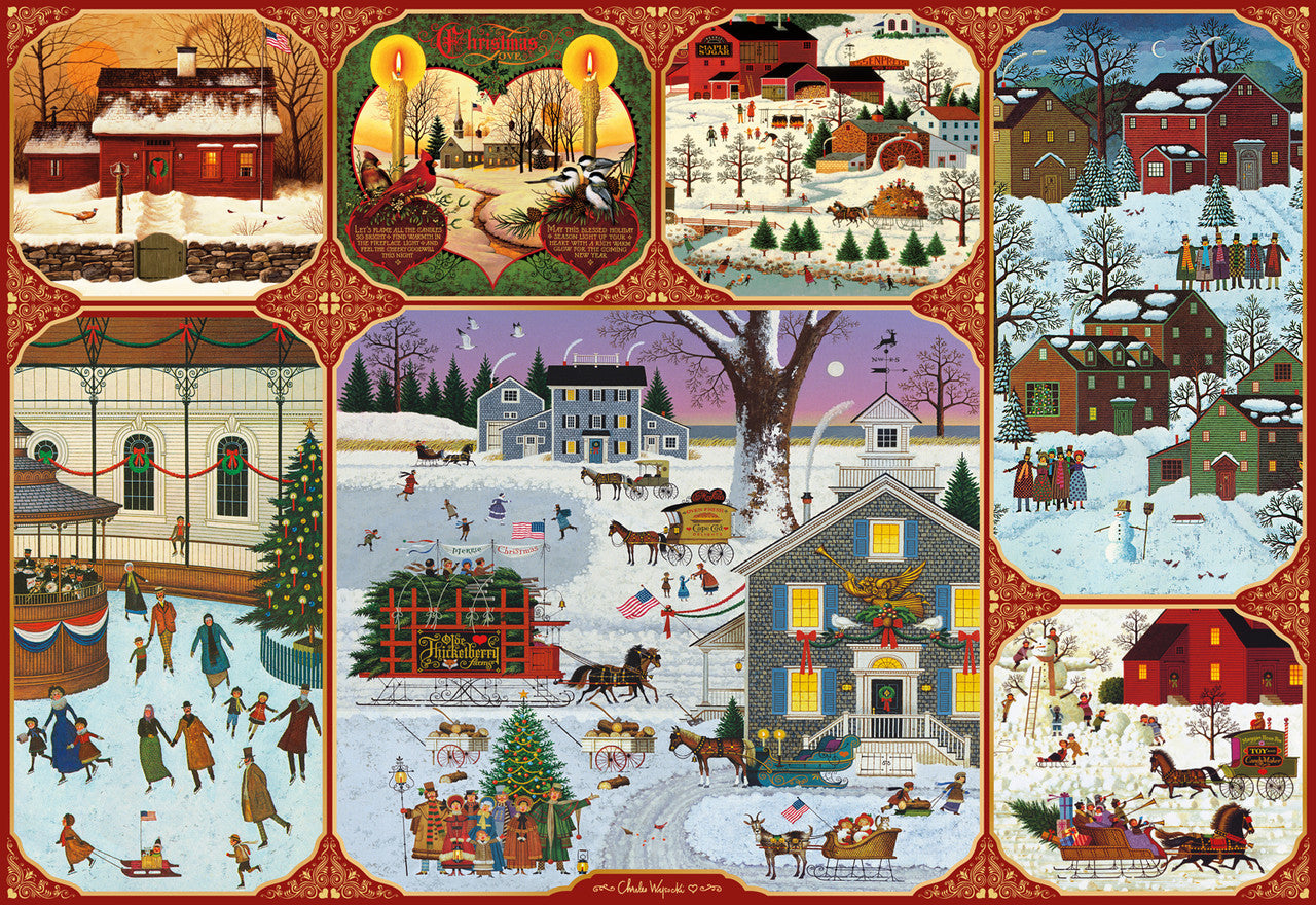 Silver Select - Winter Collage, Charles Wysocki (2000pcs)