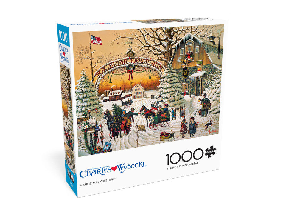 A Christmas Greeting, Charles Wysocki (1000pcs)