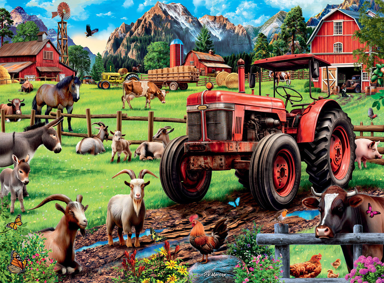 Vie à la campagne: Temps pour les tâches (1000pcs)