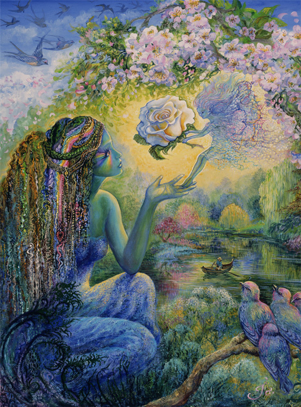 PFG Le Messager, Joséphine Wall (Édition Paillettes) (1000 pièces) (Utilisation - PUZZLES FOR GOOD)