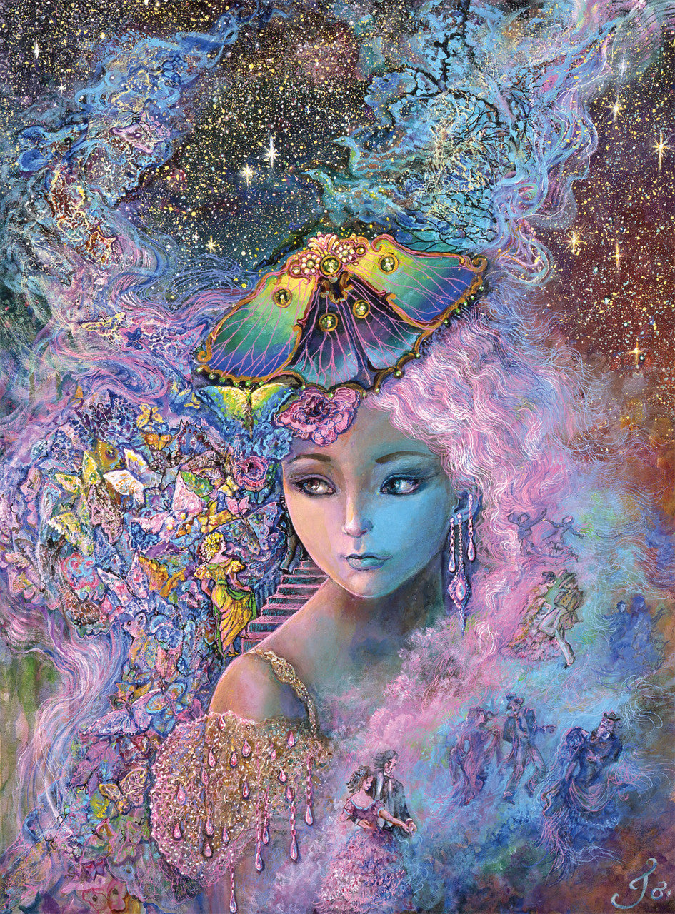 PFG A Bevy of Butterflies, Josephine Wall (Glitter Edition) (1000pcs) (Usage/Used - PUZZLES FOR GOOD)