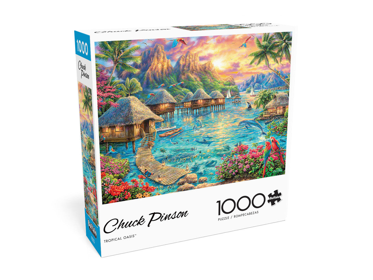 DMG Oasis tropicale, Chuck Pinson (1000 pièces) (BOÎTE ABÎMÉE)