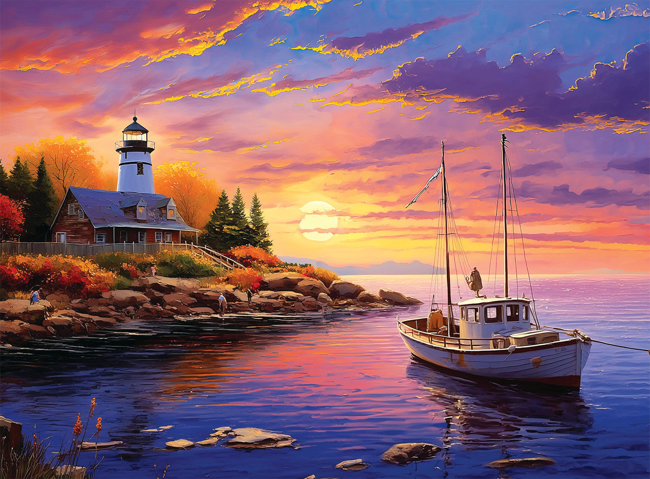 Évasion - Marina au coucher du soleil (1000pcs)