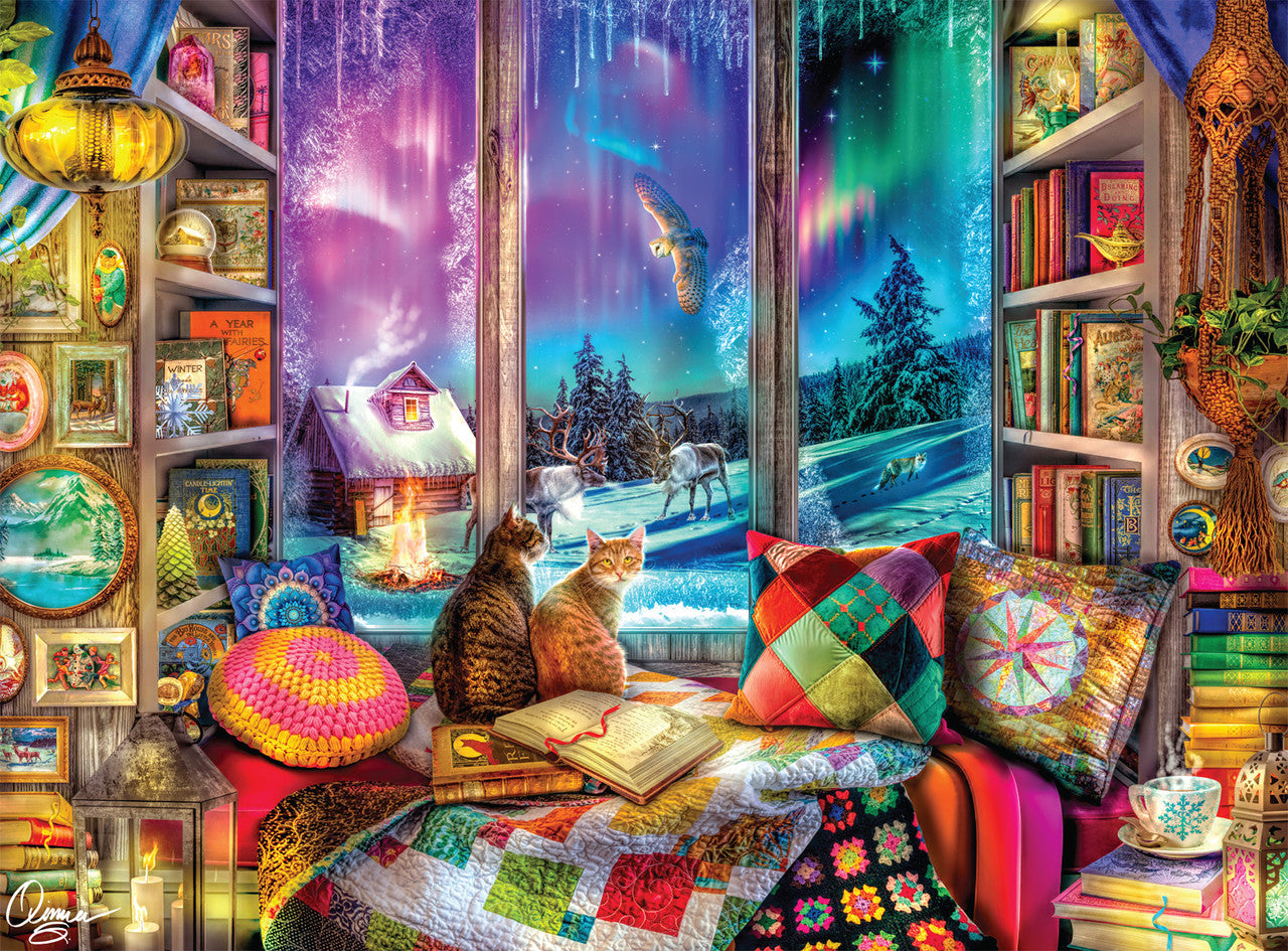 Winter Reading Nook, Aimee Stewart (1000pcs)
