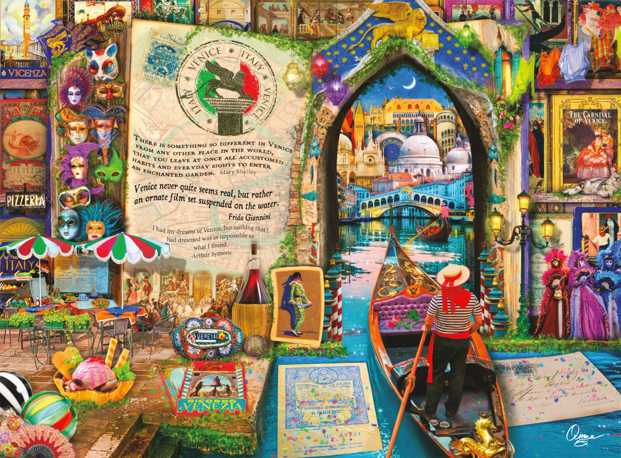 Life is an Open Book - Venice, Aimee Stewart (1000pcs)
