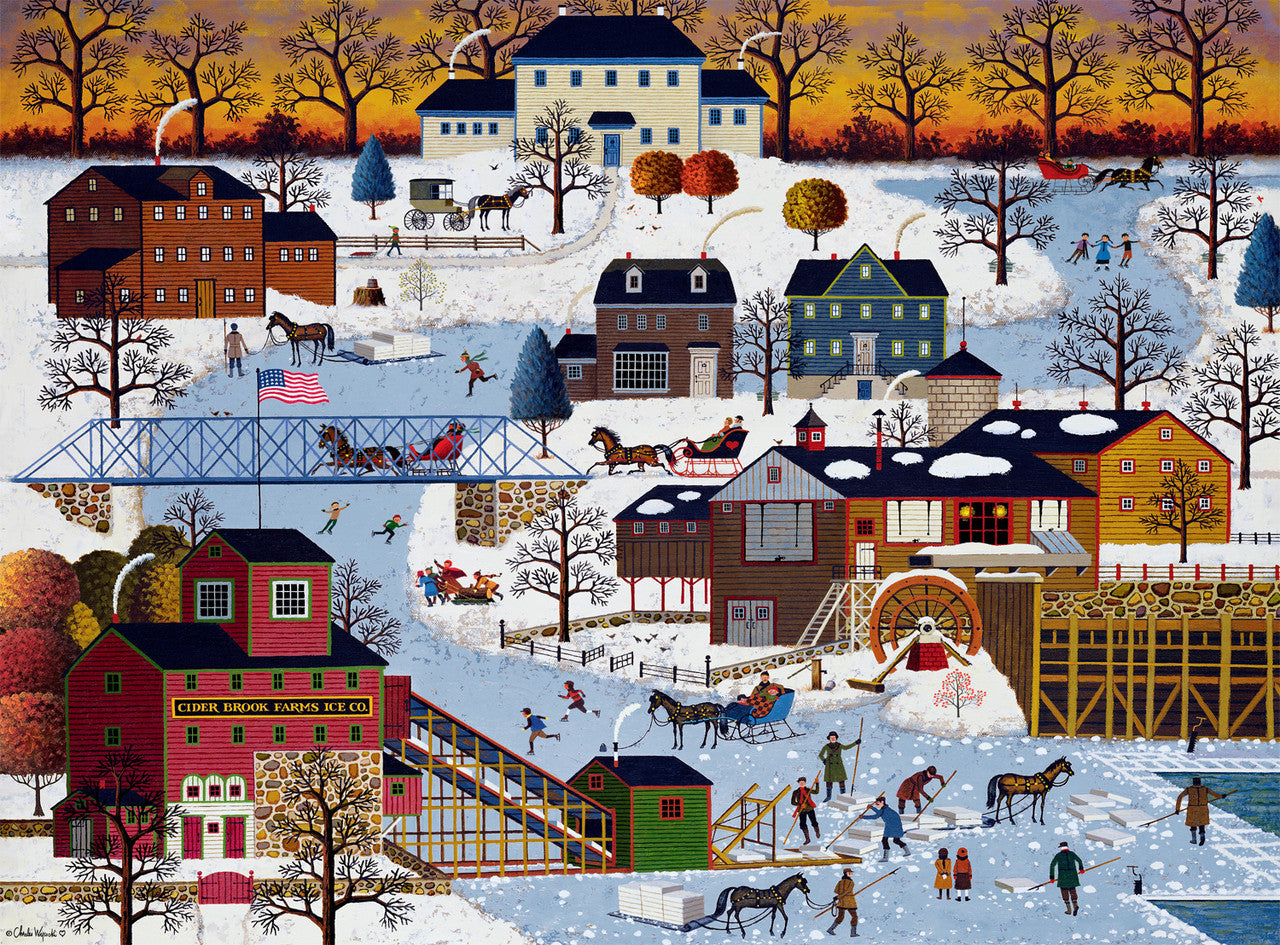 PFG - Cider Brook Farms, Charles Wysocki (1000pcs) (Usages/Used - Puzzles for Good)