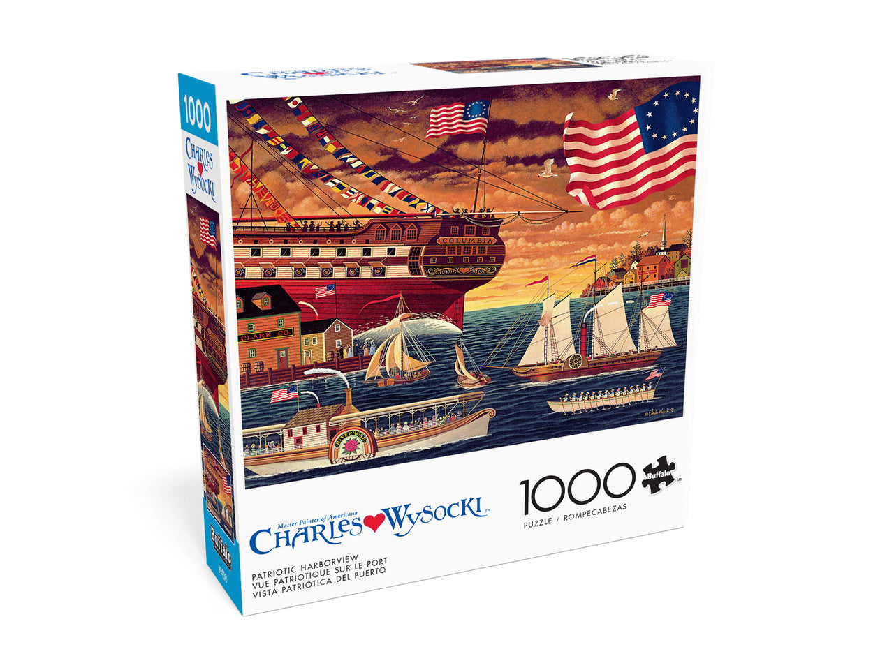 Patriotic Harborview, Charles Wysocki (1000pcs)