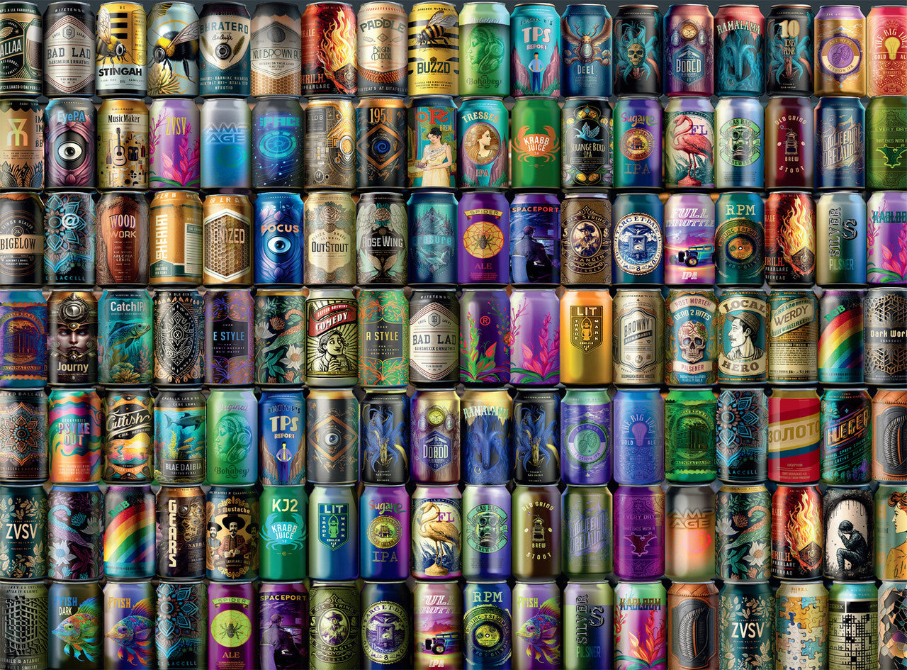 PFG Classic Collage - Crafty Brews, Bigelow (1000pcs) (utilisation / utilisée - puzzles pour de bon)