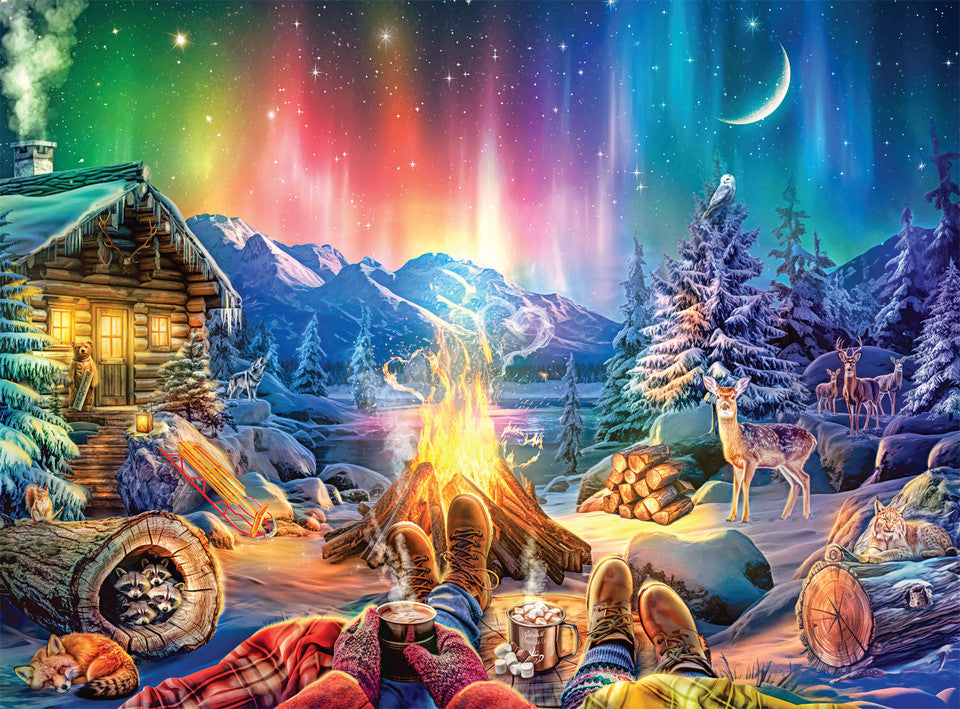 Winter's Night Bonfire, Lars Stewart (1000pcs)