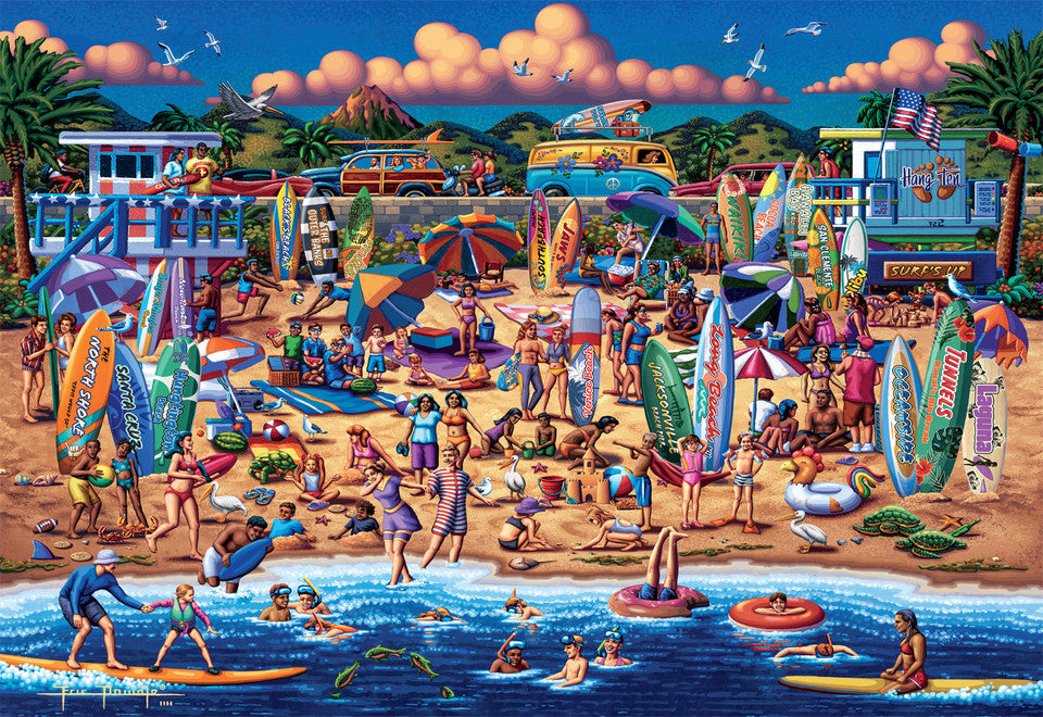 PFG Surfin 'USA (2000pcs) (utilisation / utilisée - puzzles pour de bon)