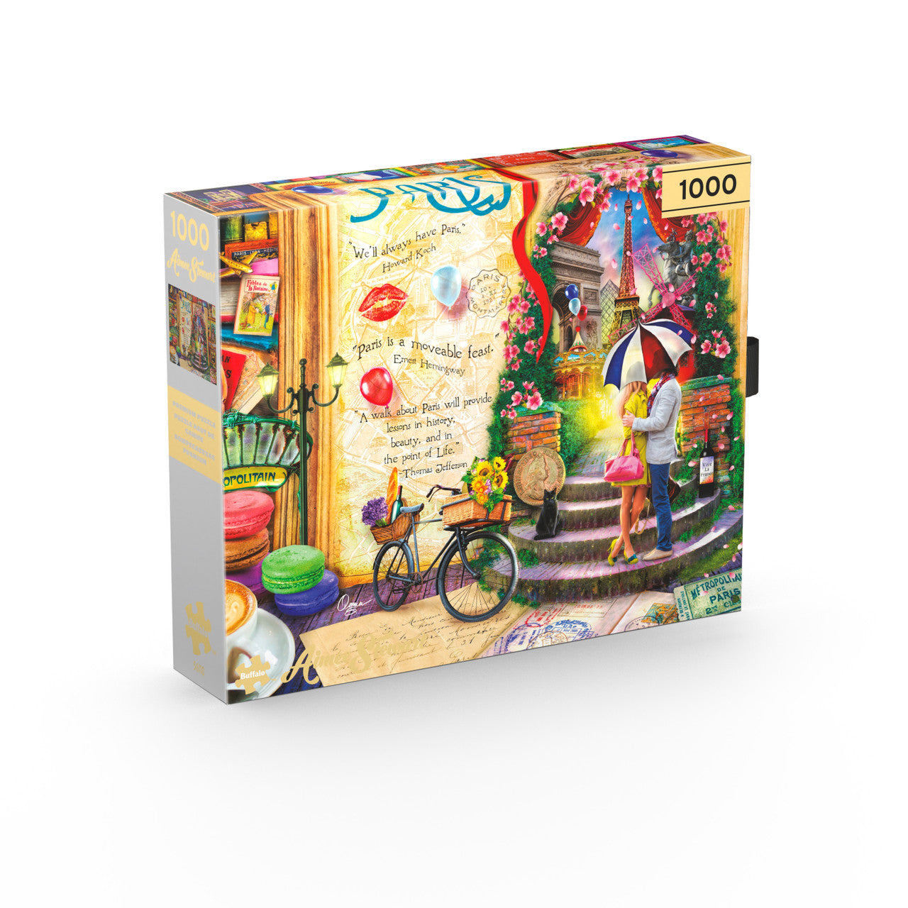 Gold - Life is an Open Book - Paris, Aimee Stewart (1000pcs)