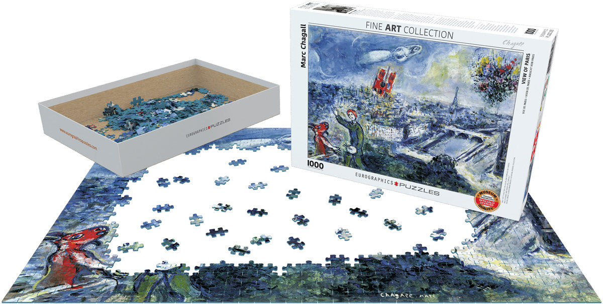 PFG View of Paris (Le Bouquet de Paris), Marc Chagall (Usage/Used - PUZZLES FOR GOOD)