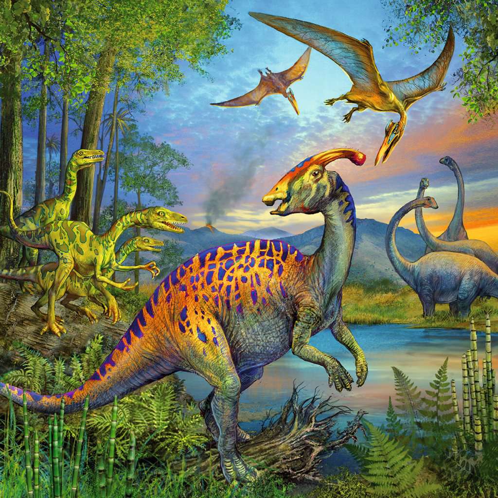 Ravensburger Dinosaur Fascination, Silvia Christoph (3 x 49pcs)