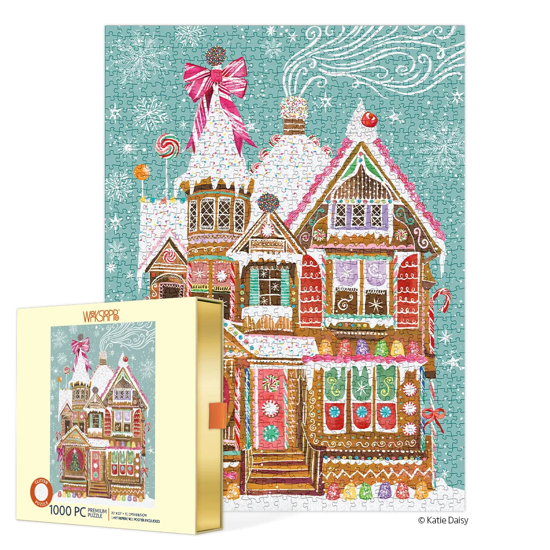 Gingerbread House (1000pcs) (GLITTER)