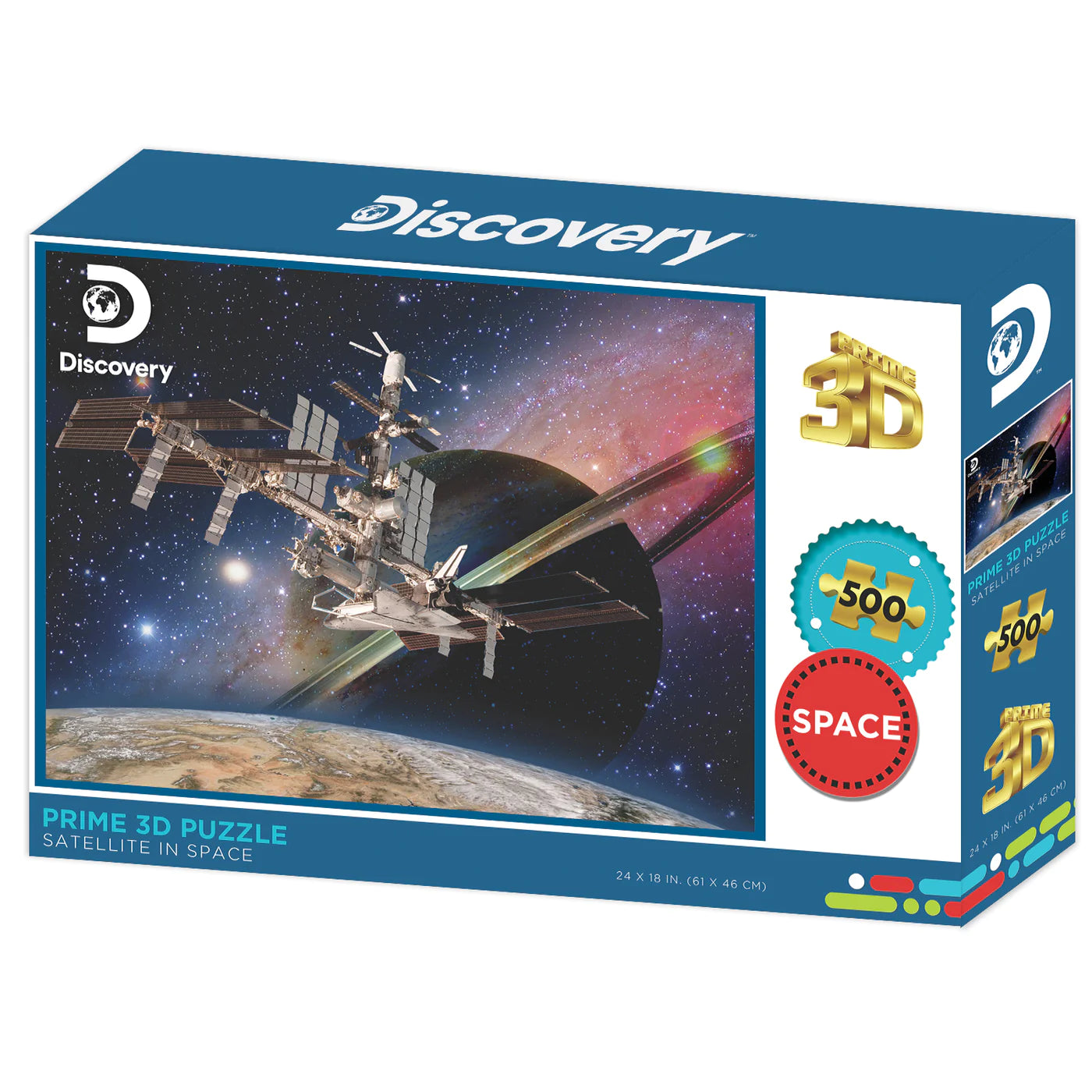 Discovery - Satellite in Space (3D Puzzle) (500pcs)