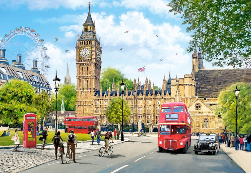 Matin occupé à Londres (1000pcs)