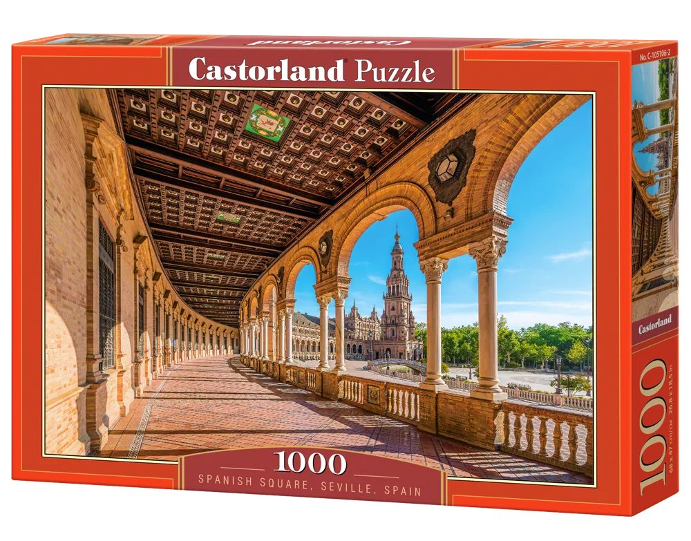 Square espagnole, Séville, Espagne (1000pcs)