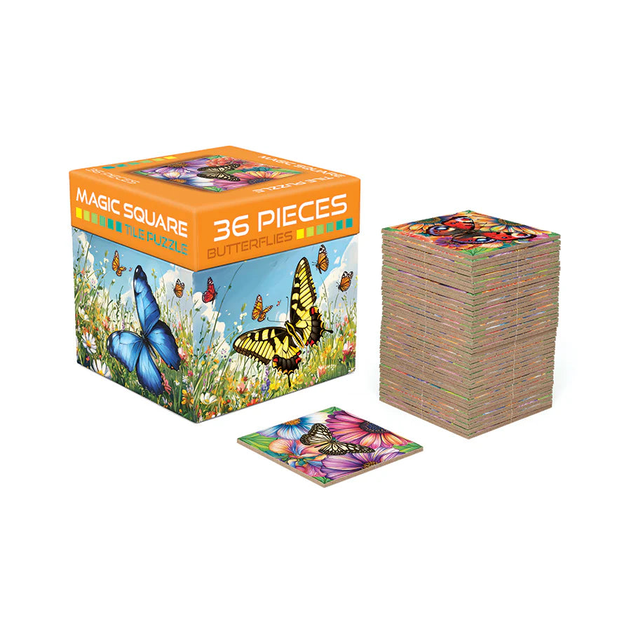 Magic Square Puzzle - Butterflies (36pcs)