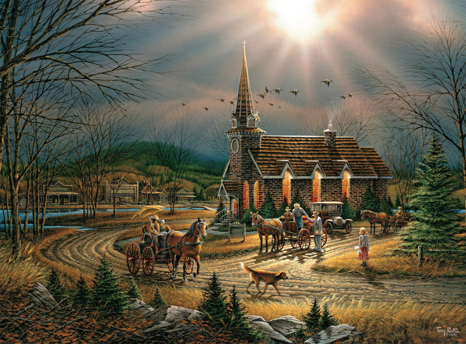 DMG God Shed His Grace on Thee, Terry Redlin (1000pcs) (DAMAGED BOX)