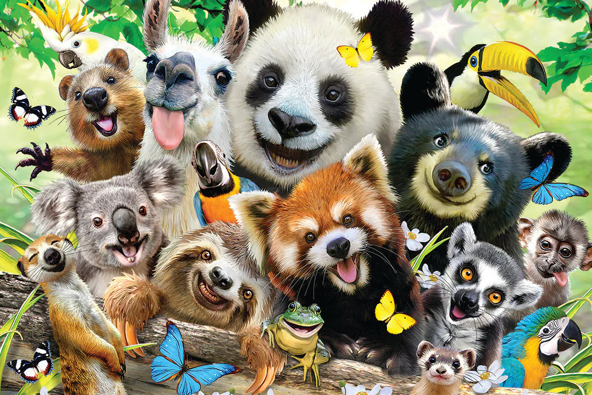 Bush Babies Selfie, Howard Robinson (Puzzle 3D) (150pcs)
