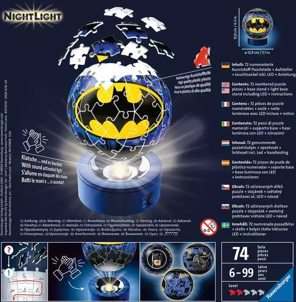 Ravensburger Batman Night Light (72pcs) (3D Puzzle)