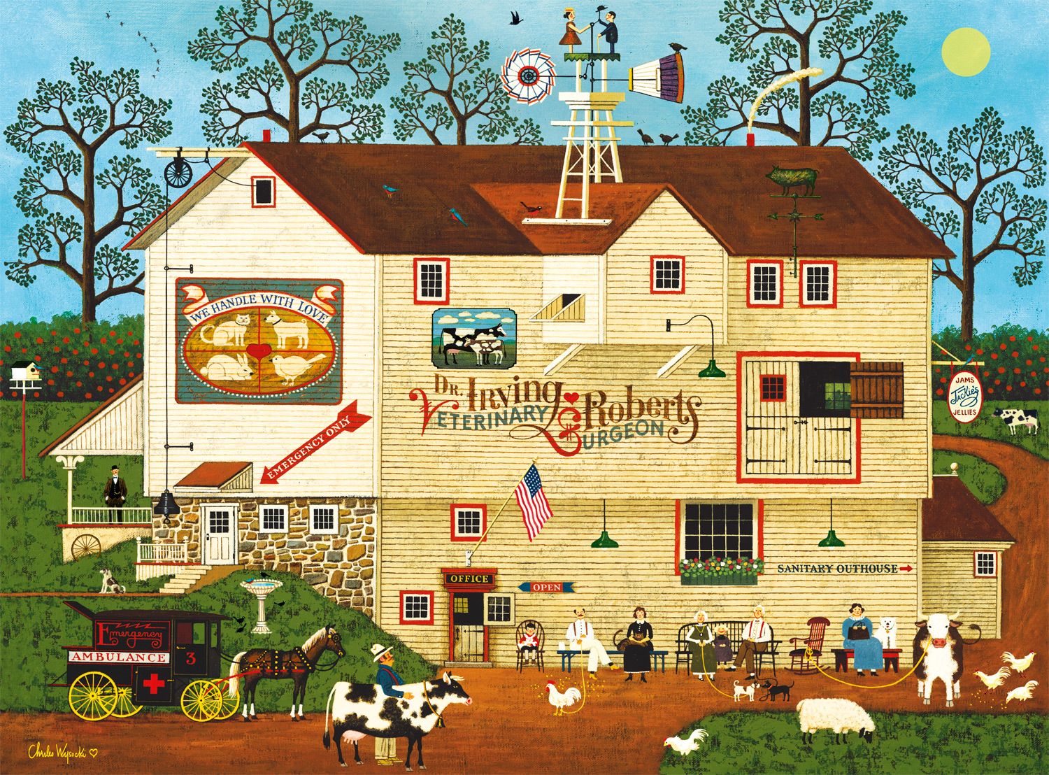 PFG Next! , Charles Wysocki (1000pcs) (Usage/Used - PUZZLES FOR GOOD)