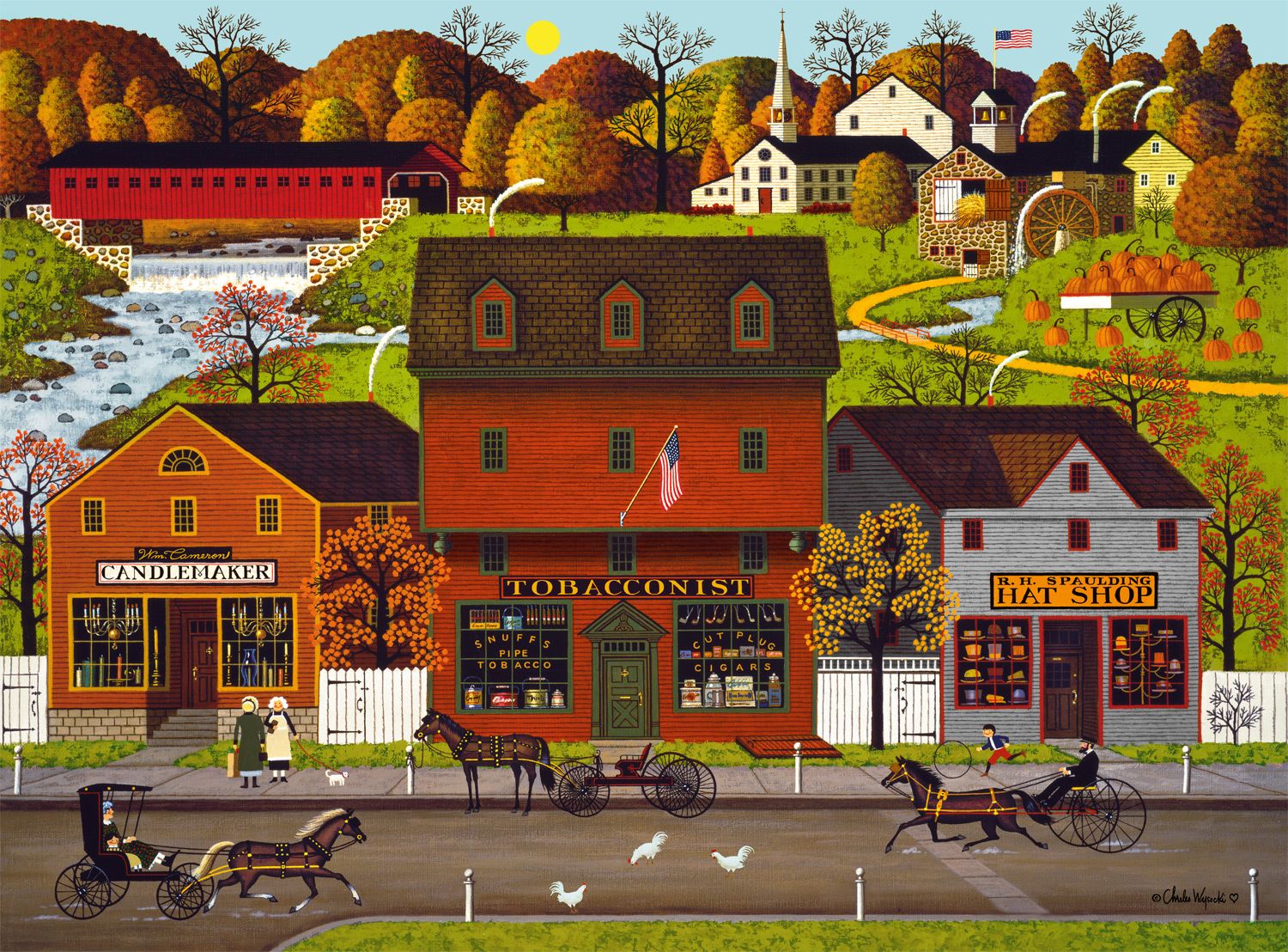 DMG Candlemaker, Tobacconist, Hat Shop, Charles Wysocki (1000pcs) (boîte endommagée)