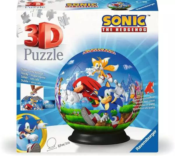 Ravensburger 3D Sonic The Hedgehog Ball (72pcs)