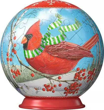 Ravensburger 3D Holiday Ball - Cardinal (56pcs)