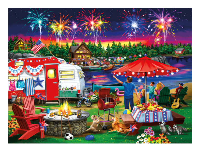PFG Country Life: Quatrième par le lac (utilisation / utilisée - Puzzles pour de bon)