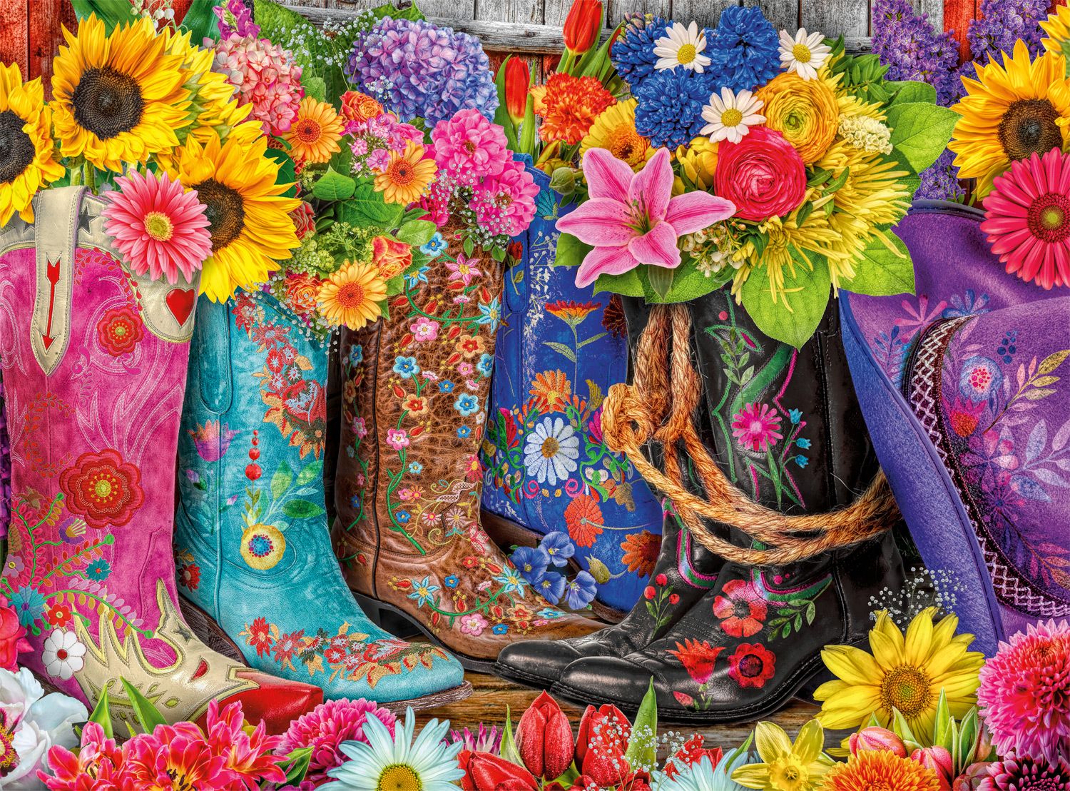 PFG Country Life: Cowgirl Couleurs (utilisation / Utilisé - Puzzles pour de bon)